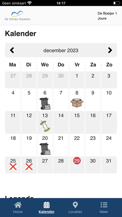 Afvalkalender De Fryske Marren Screenshot