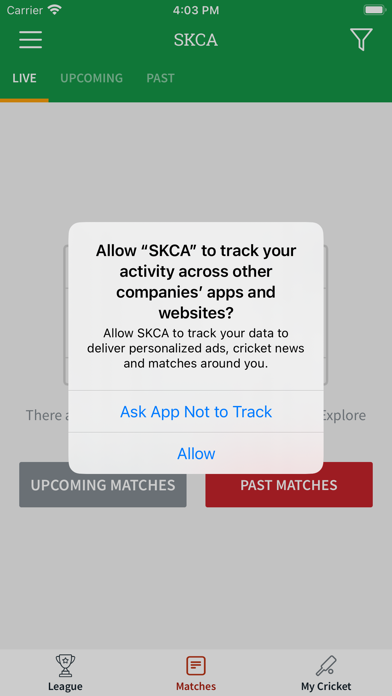 St. Kitts Cricket Association Screenshot