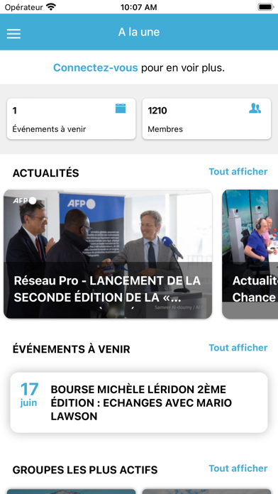 La Chance Réseau Pro Screenshot
