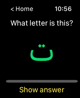 Game screenshot Learn Arabic Letters on Watch mod apk