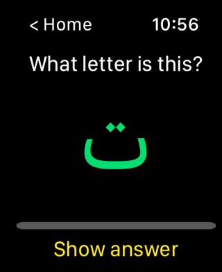 Learn Arabic Letters on Watchのおすすめ画像1