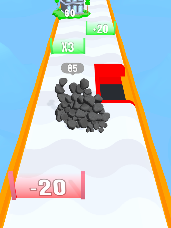 Rocks Rush 3D