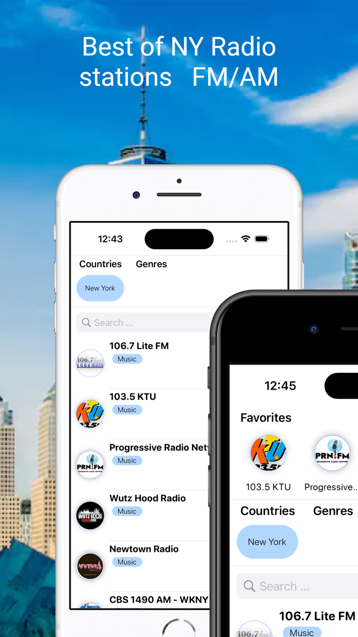 New York Radios - FM AM