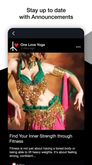 One Love Yoga Studio Screenshot
