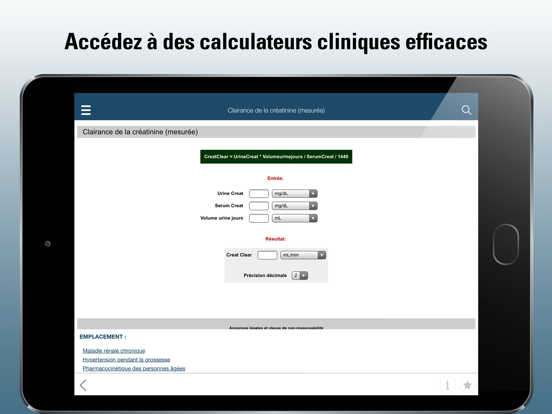 Le Manuel MSD Professionnel iPad screenshot 5 - Medical app