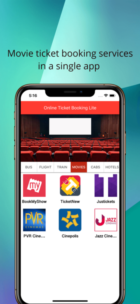 Online Ticket Booking Lite screenshot 1