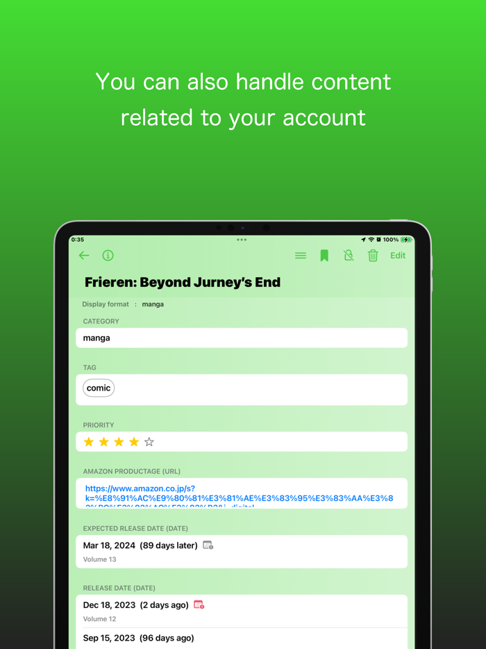 Account - password manager