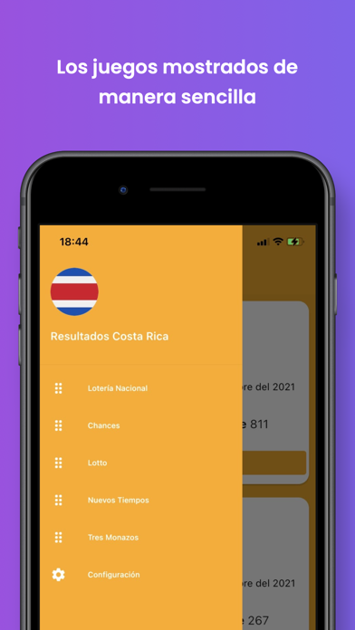 Resultados Loterias Costa Rica Screenshot
