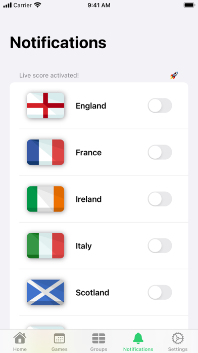 6 nations Screenshot