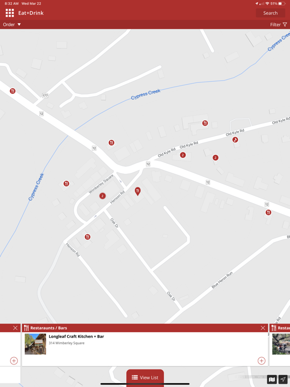 Wimberley Visitor App iPad screenshot 3 - Travel app