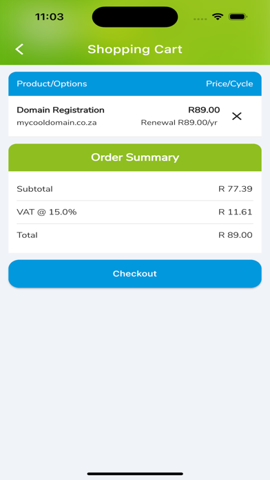 HOSTAFRICA Screenshot