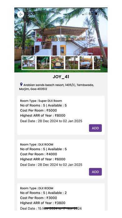 Joy Stays Investor Screenshot