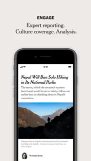 the new york times iphone screenshot 2