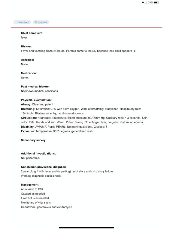 Screenshot #5 pour Pediatric ED chart