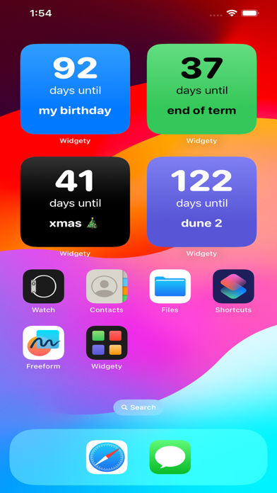 Widgety Screenshot