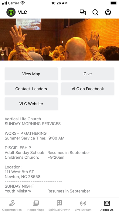 Vertical Life Church NC Screenshot