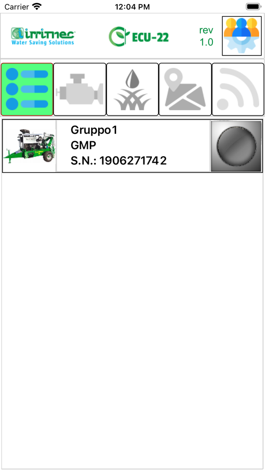 #1. ECU-22 Irrimec (iOS) 由: Appleby Italiana Srl