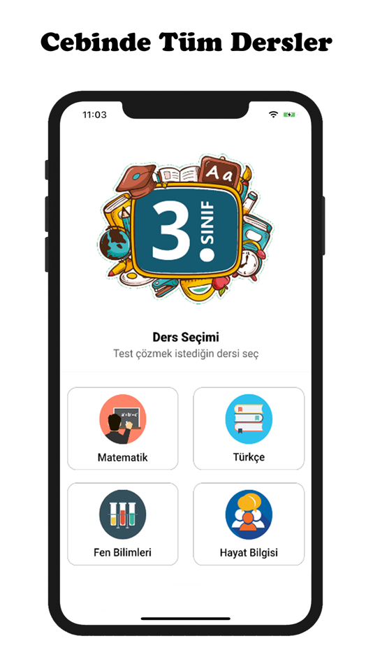 #1. 3.Sınıf Tüm Dersler (iOS) 由: Muhammet Emir CAKIR