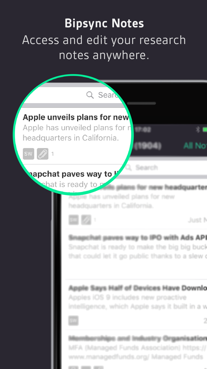Bipsync Notes for EMM