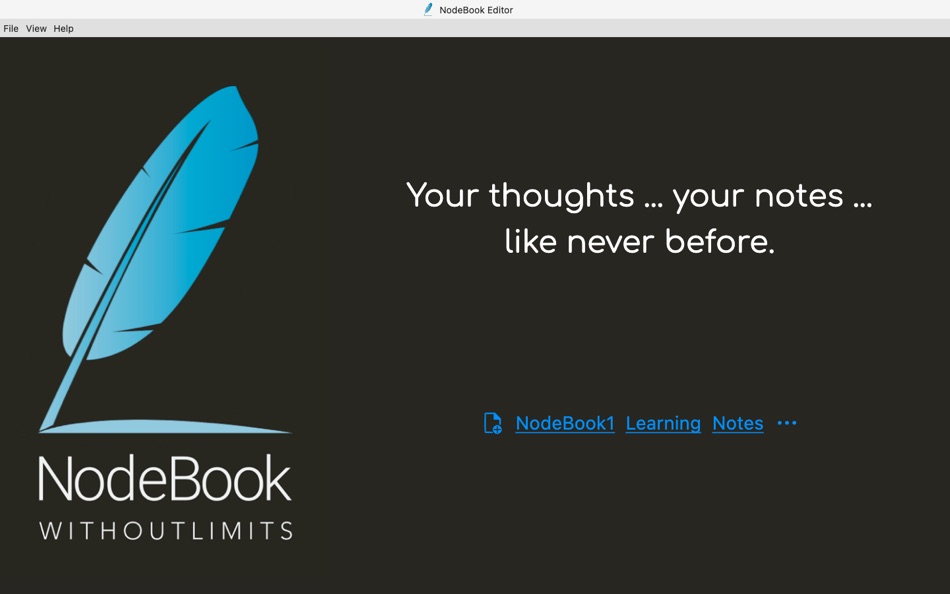 #1. NodeBook Editor (macOS) Podle: Hatem Deif