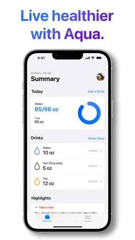 Game screenshot Aqua - Smart Water Tracker mod apk