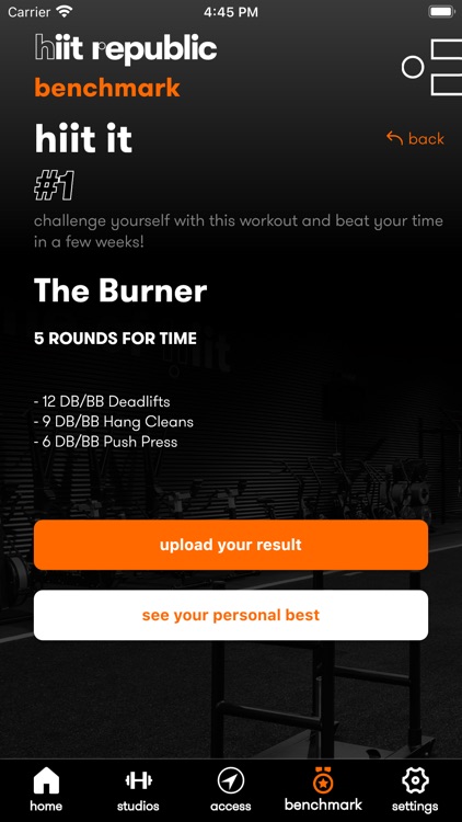 hiit republic - Member ID screenshot-5
