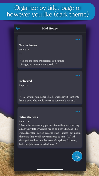 Book Quotes App Screenshot