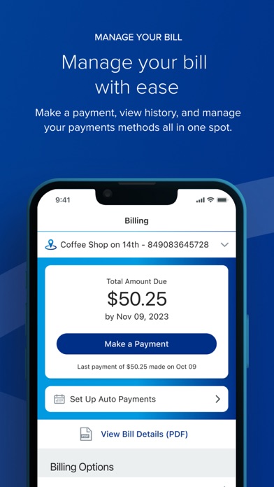 Cox Business MyAccount Screenshot