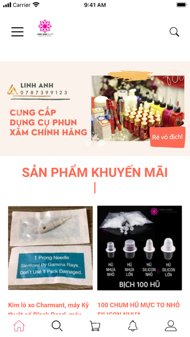 Linh Anh Dụng Cụ Phun Xăm Screenshot