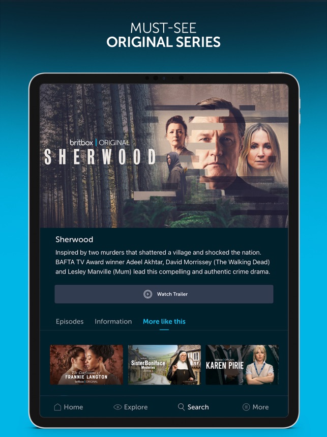 English tv series app sale
