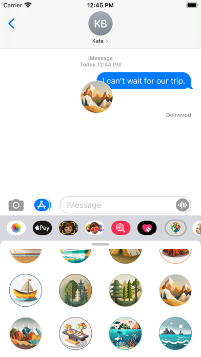 Screenshot #1 pour Travel Sticker Pack
