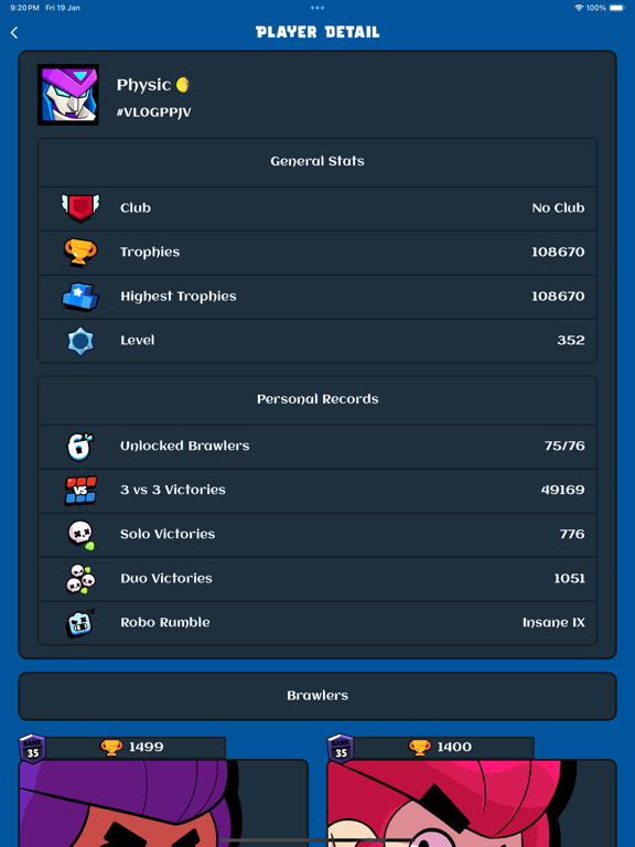 Screenshot #6 pour Brawl Stars Stats Pro