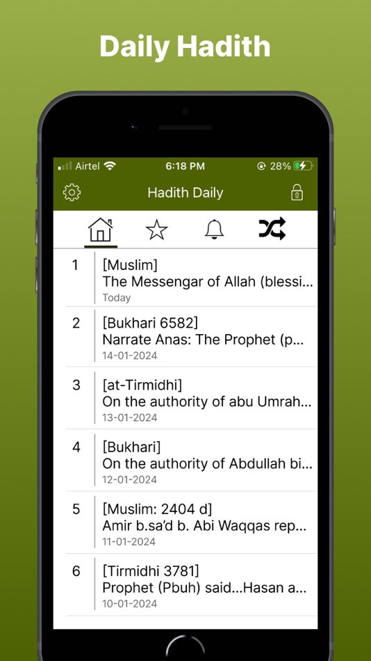 Daily Hadith Islamic App - 2.6 - (iOS)