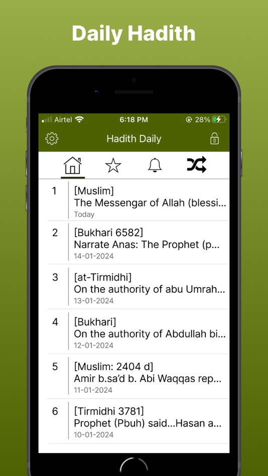 #1. Daily Hadith Islamic App (iOS) 由: ImranQureshi.com