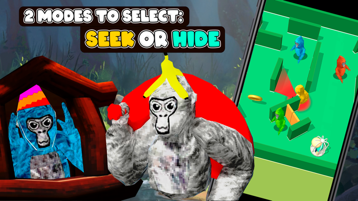 Gorilla Tag Hide n Seek Game