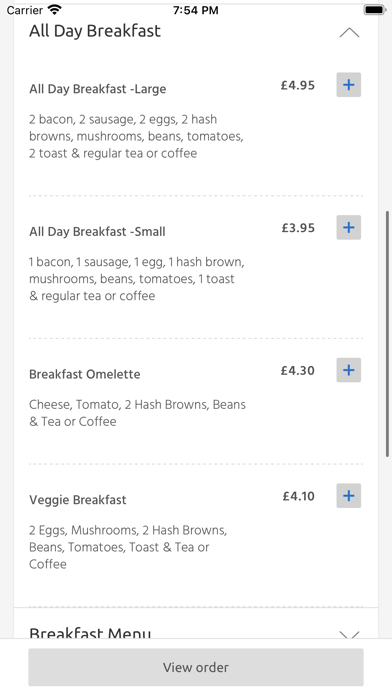 Delight Cafe Lounge, Rotherham Screenshot