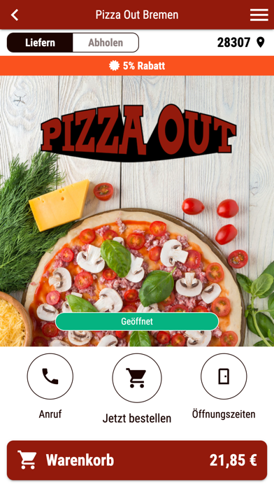 Pizza Out Bremen Screenshot
