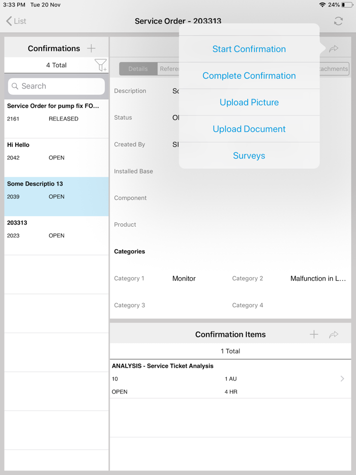 SAP CRM Service Manager