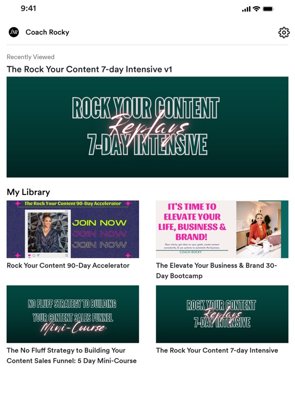 App screenshot