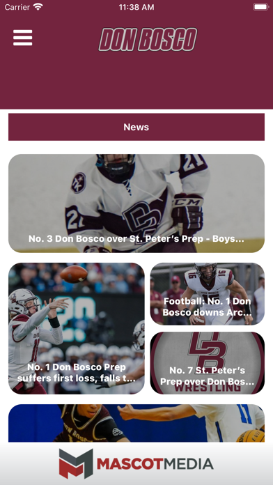 Don Bosco Prep Athletics Screenshot