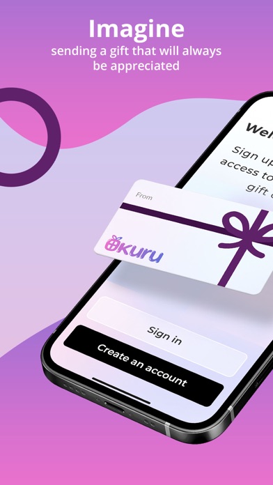 Okuru Gift Card App Screenshot