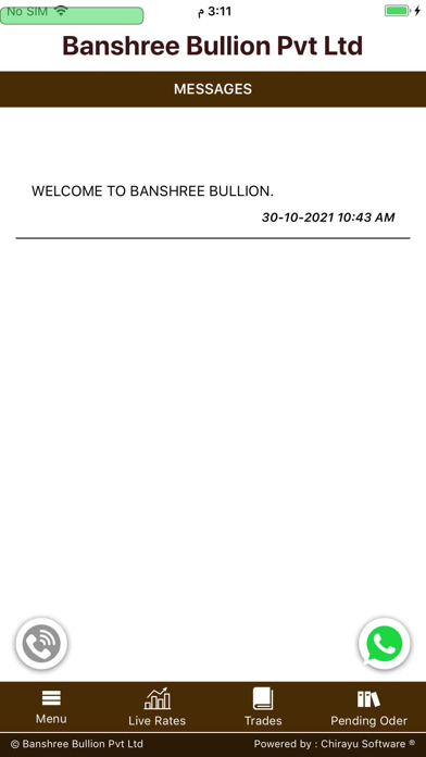 Banshree Bullion Screenshot