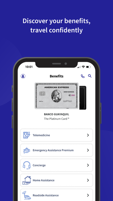 AXA Cardmember Benefits Screenshot