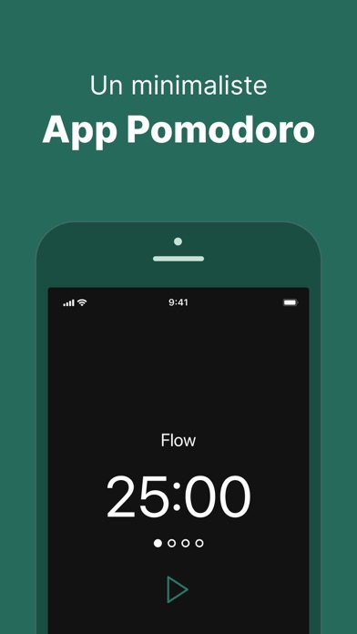 Screenshot #1 pour Flow - Minuteur Pomodoro