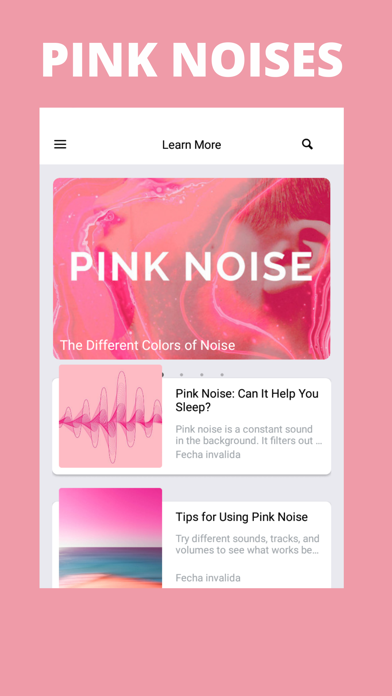 Pink Noises App screenshot 2