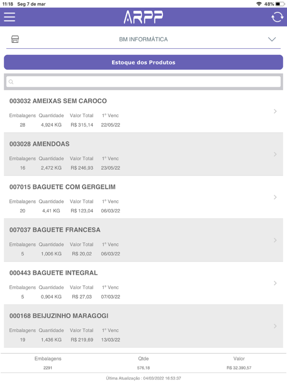 App screenshot