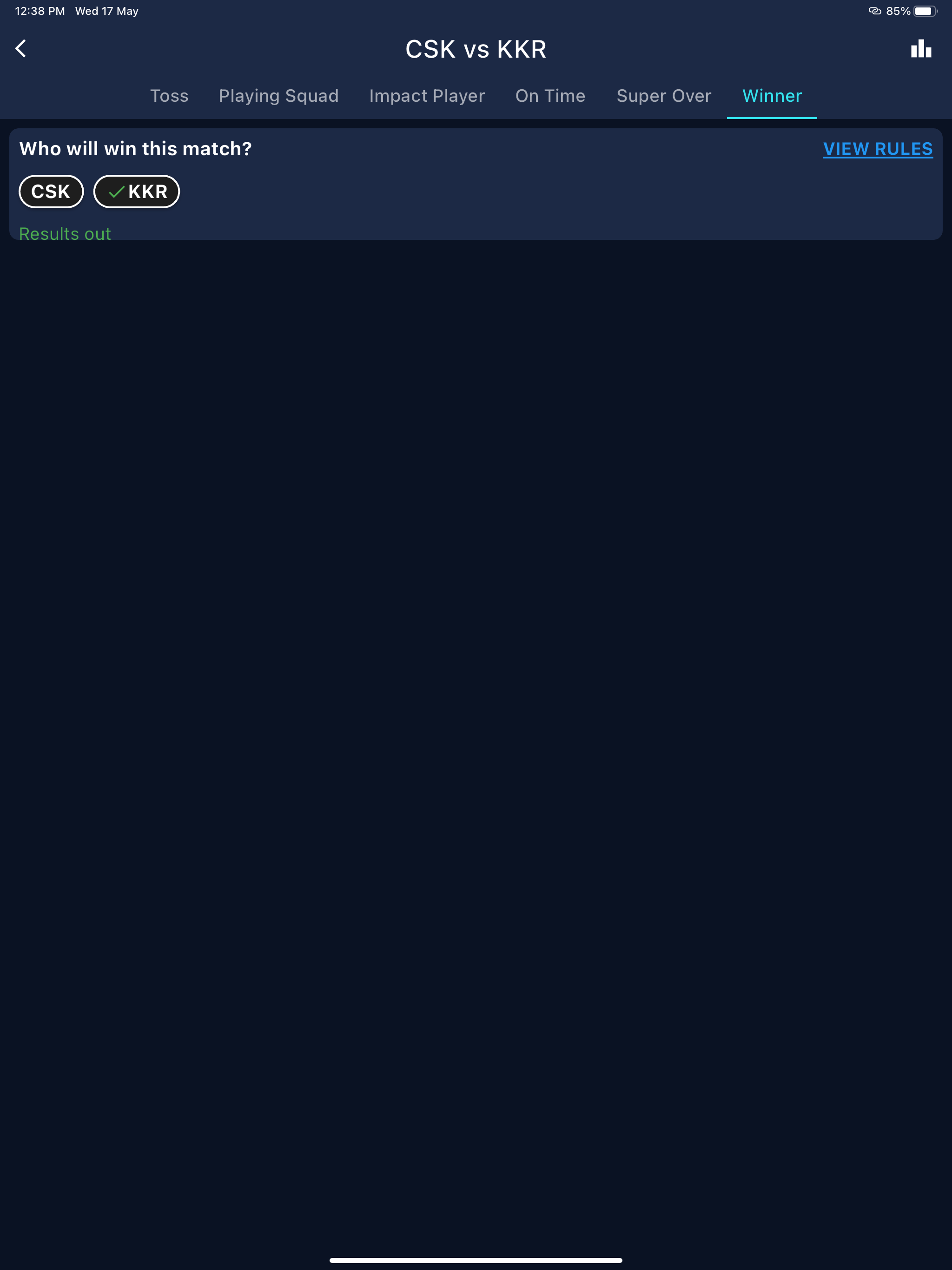 Impact11 - Fantasy Cricket app