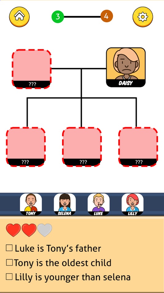 #2. Family Tree Logic Puzzle Games (iOS) 由: Tamoor Farid