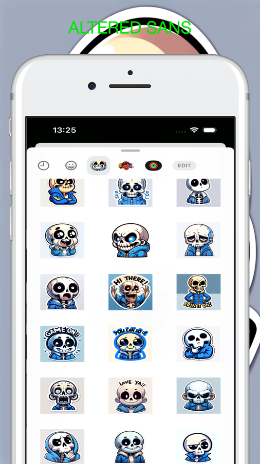 #3. Sans Altered Stickers (iOS) 由: MULTITECHNIQUE BUSINESS COMAPNUY INVESTMENT