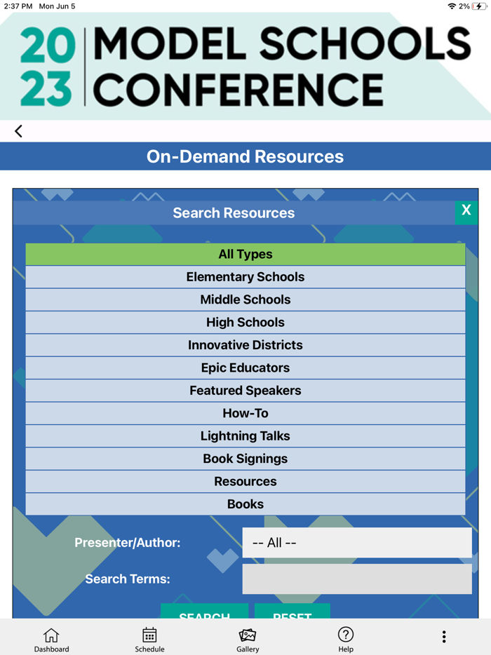 Model Schools Conference